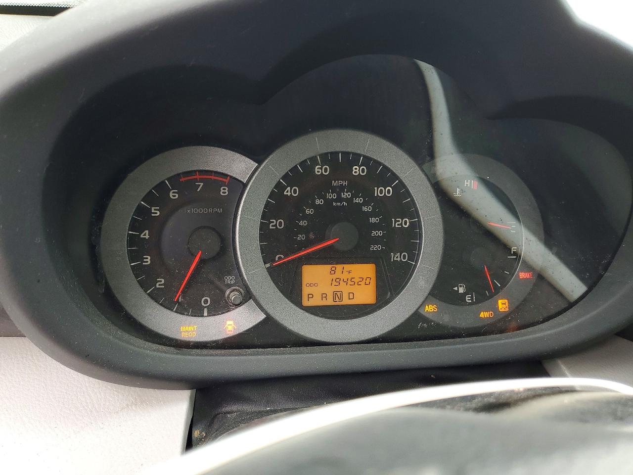 2009 Toyota Rav 4 White vin: JTMBF33V29D016058