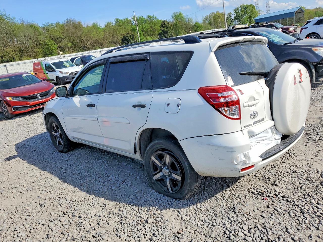 2009 Toyota Rav 4 White vin: JTMBF33V29D016058