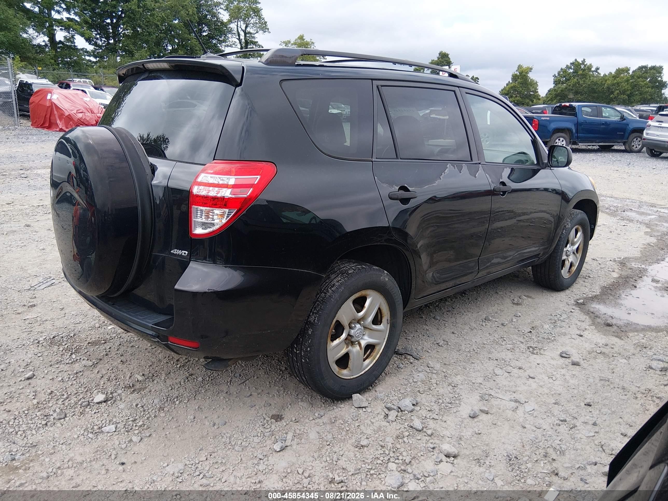2009 Toyota Rav4   Black vin: JTMBF33V29D018635
