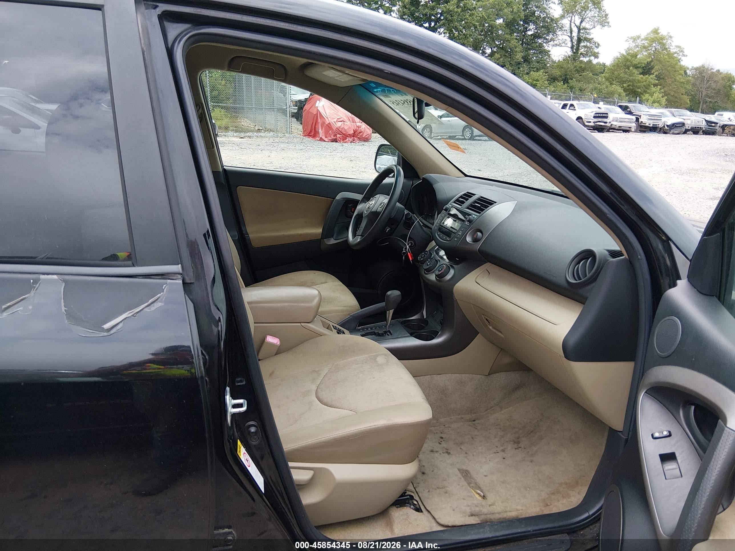 2009 Toyota Rav4   Black vin: JTMBF33V29D018635