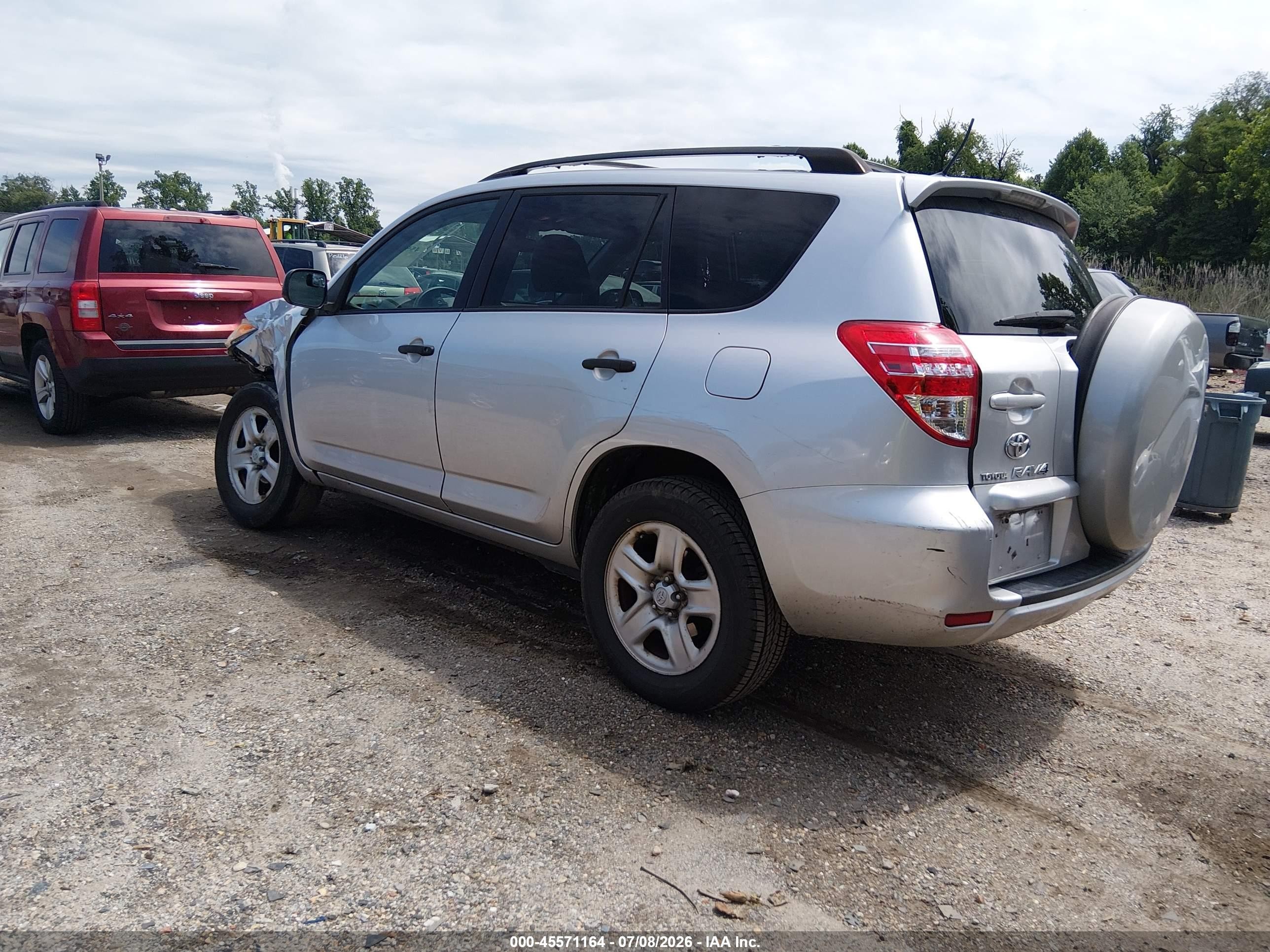 2009 Toyota Rav4 Silver vin: JTMBF33V395015057