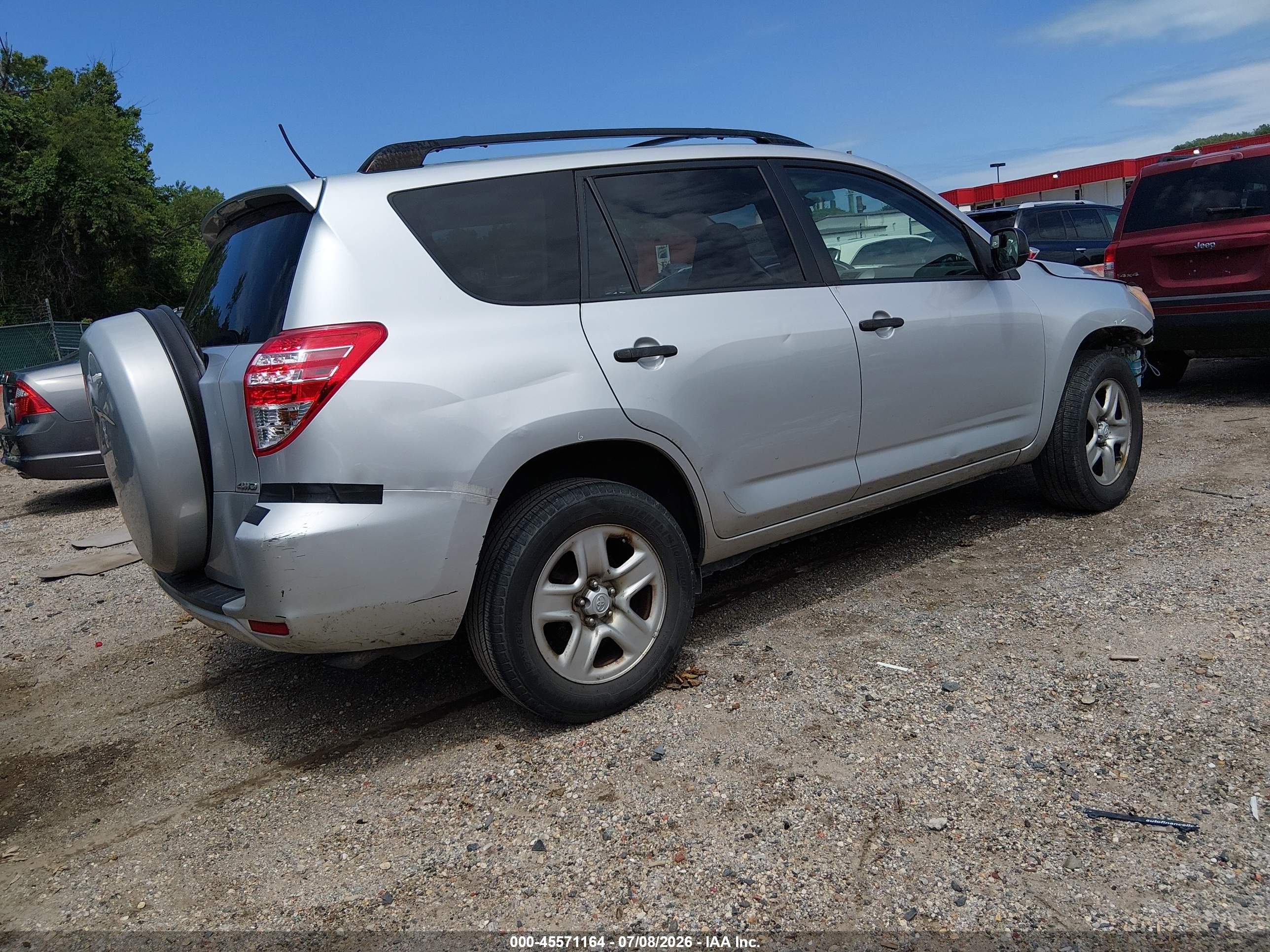 2009 Toyota Rav4 Silver vin: JTMBF33V395015057