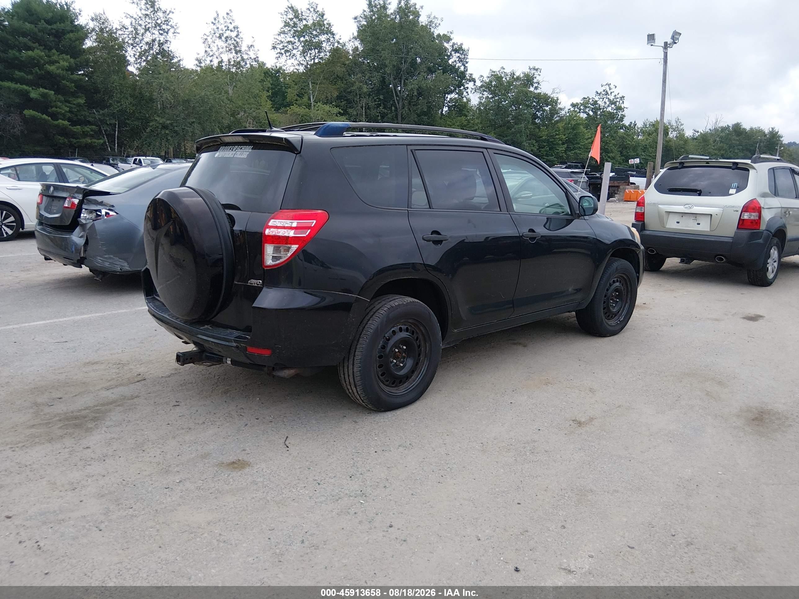 2009 Toyota Rav4   Black vin: JTMBF33V495015987