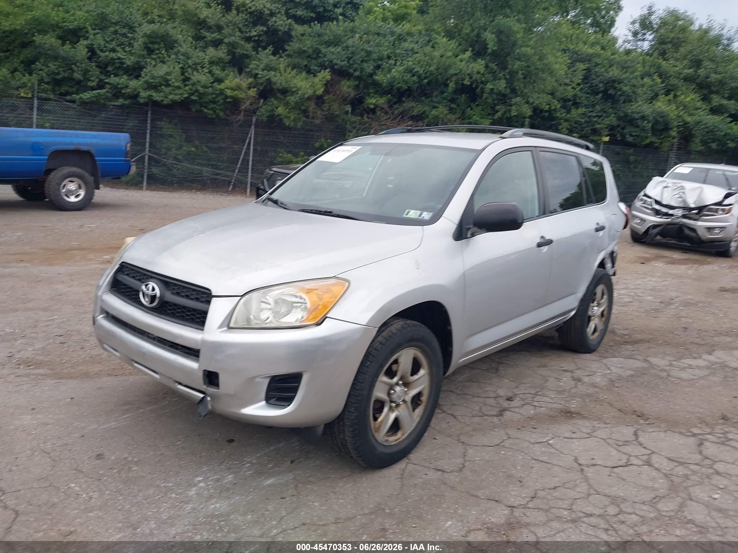 2009 Toyota Rav4   Silver vin: JTMBF33V49D006924
