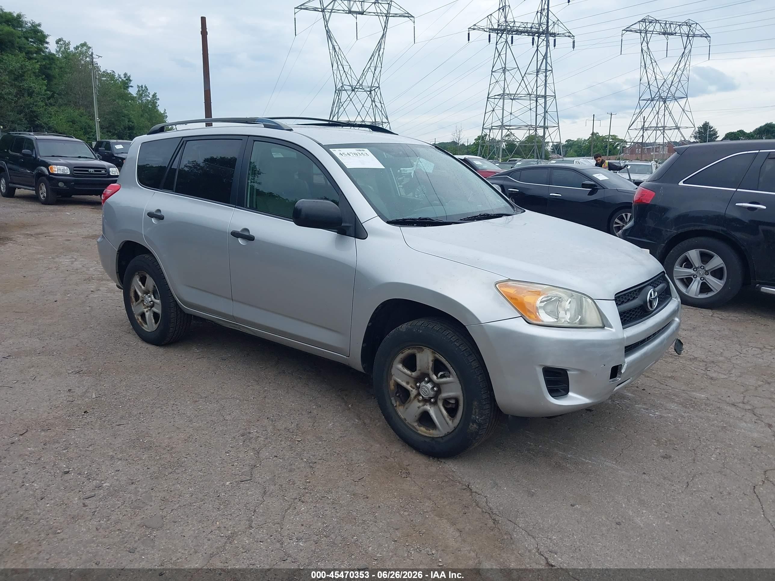 2009 Toyota Rav4   Silver vin: JTMBF33V49D006924