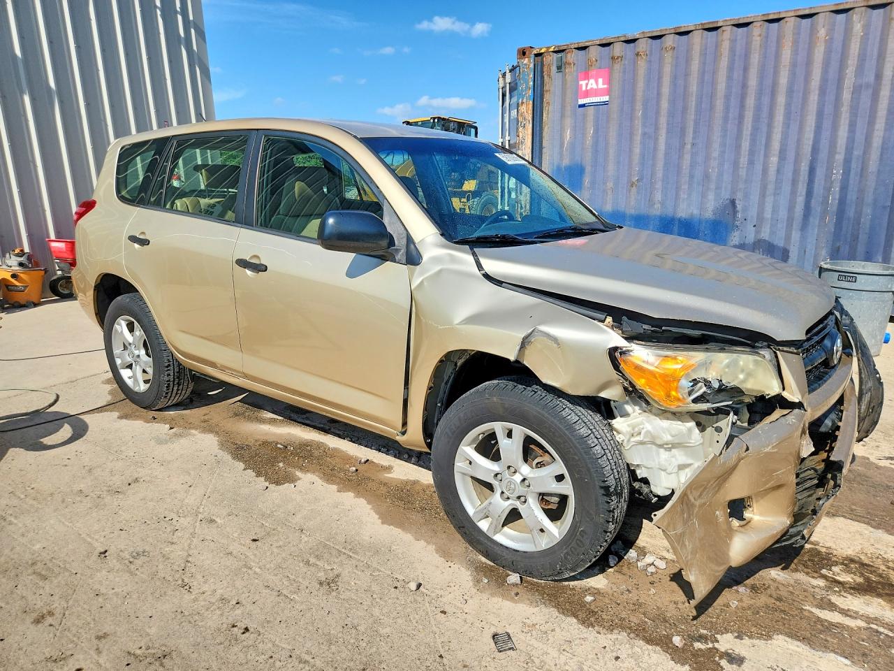 2009 Toyota Rav4 Base Beige vin: JTMBF33V49D012500