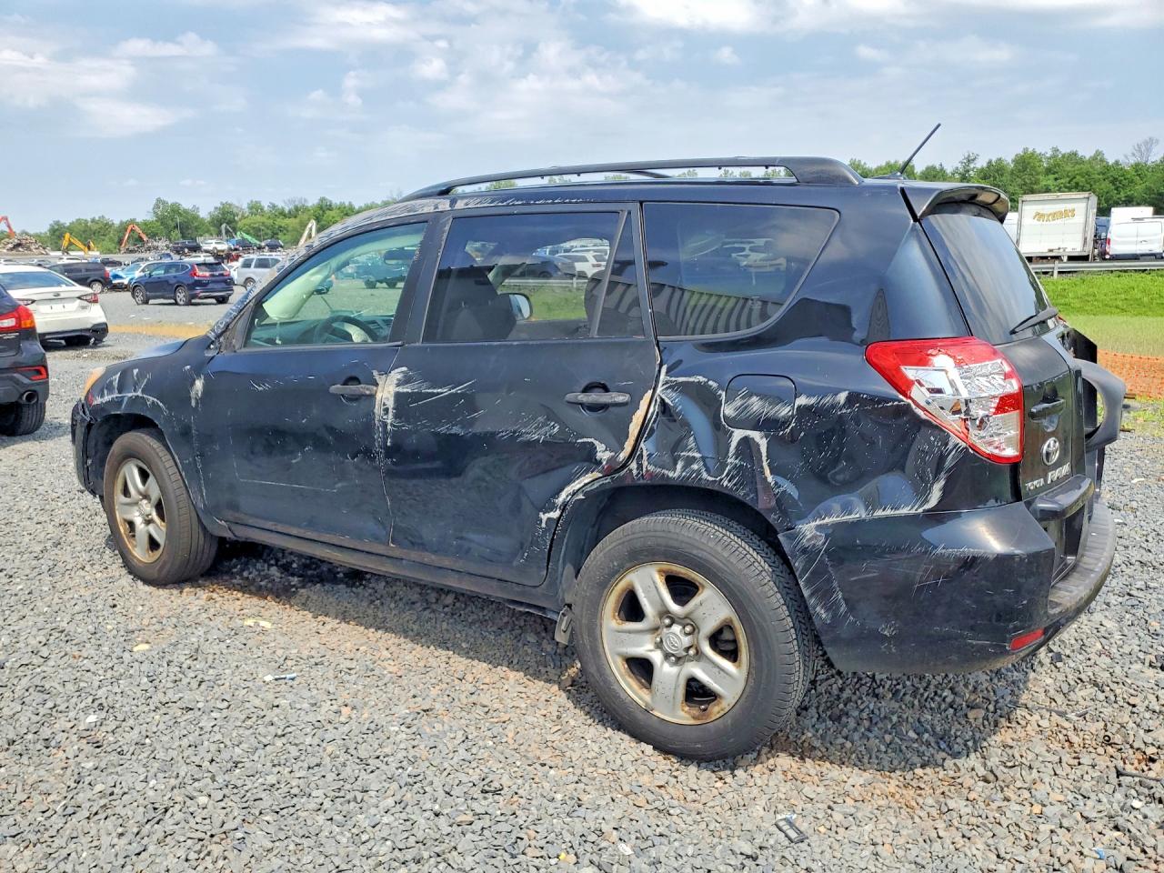 2009 Toyota Rav4 Base Black vin: JTMBF33V49D015445