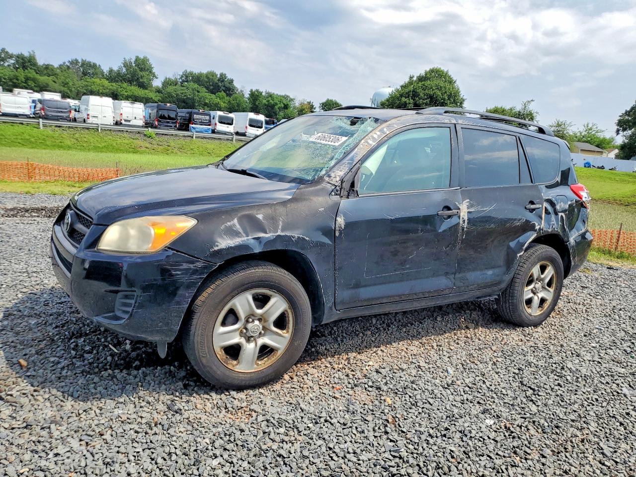 2009 Toyota Rav4 Base Black vin: JTMBF33V49D015445