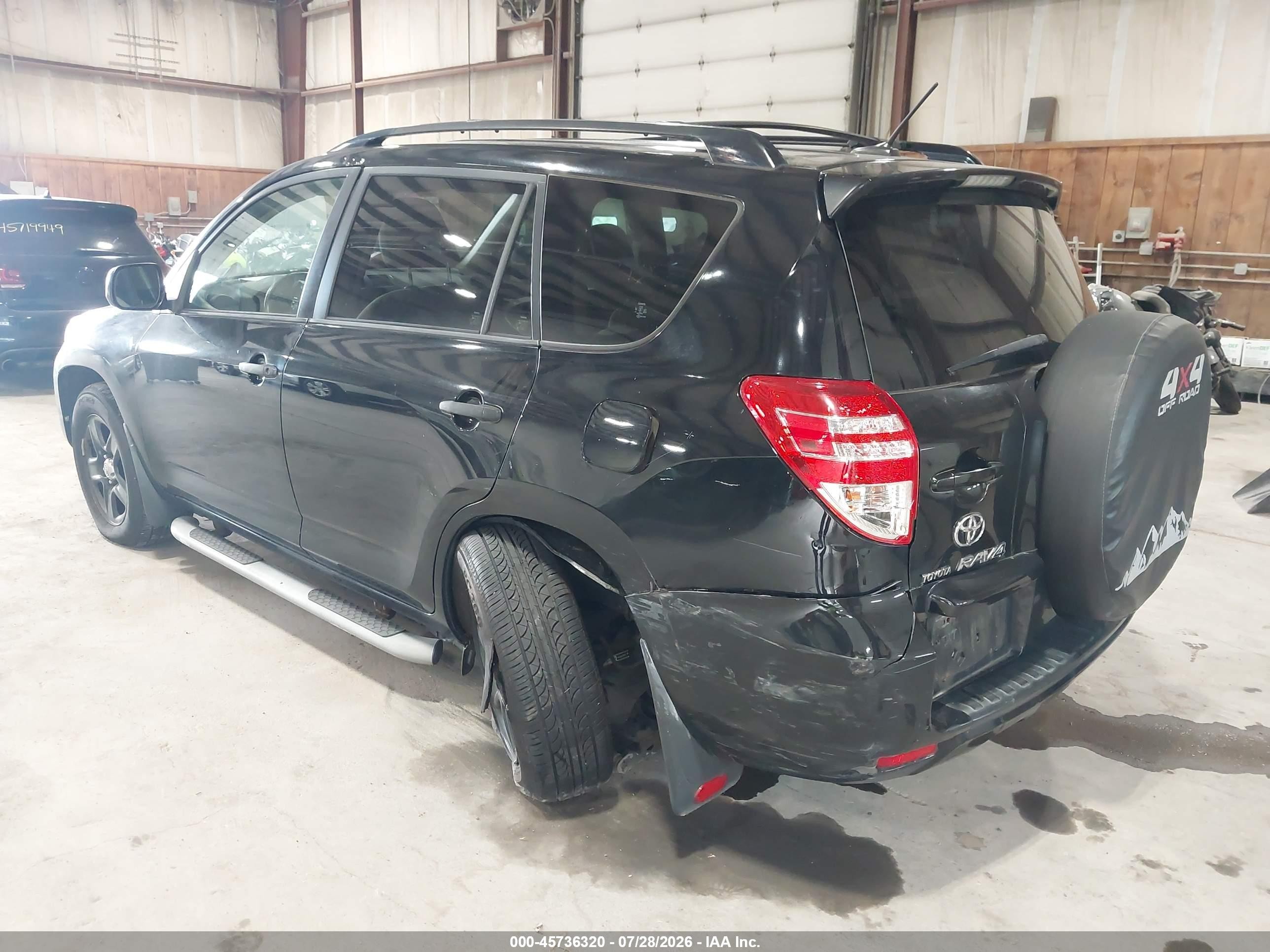 2009 Toyota Rav4   Black vin: JTMBF33V49D019639