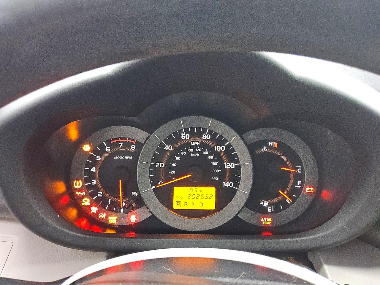 2009 Toyota Rav4 Base Красный vin: JTMBF33V595007400
