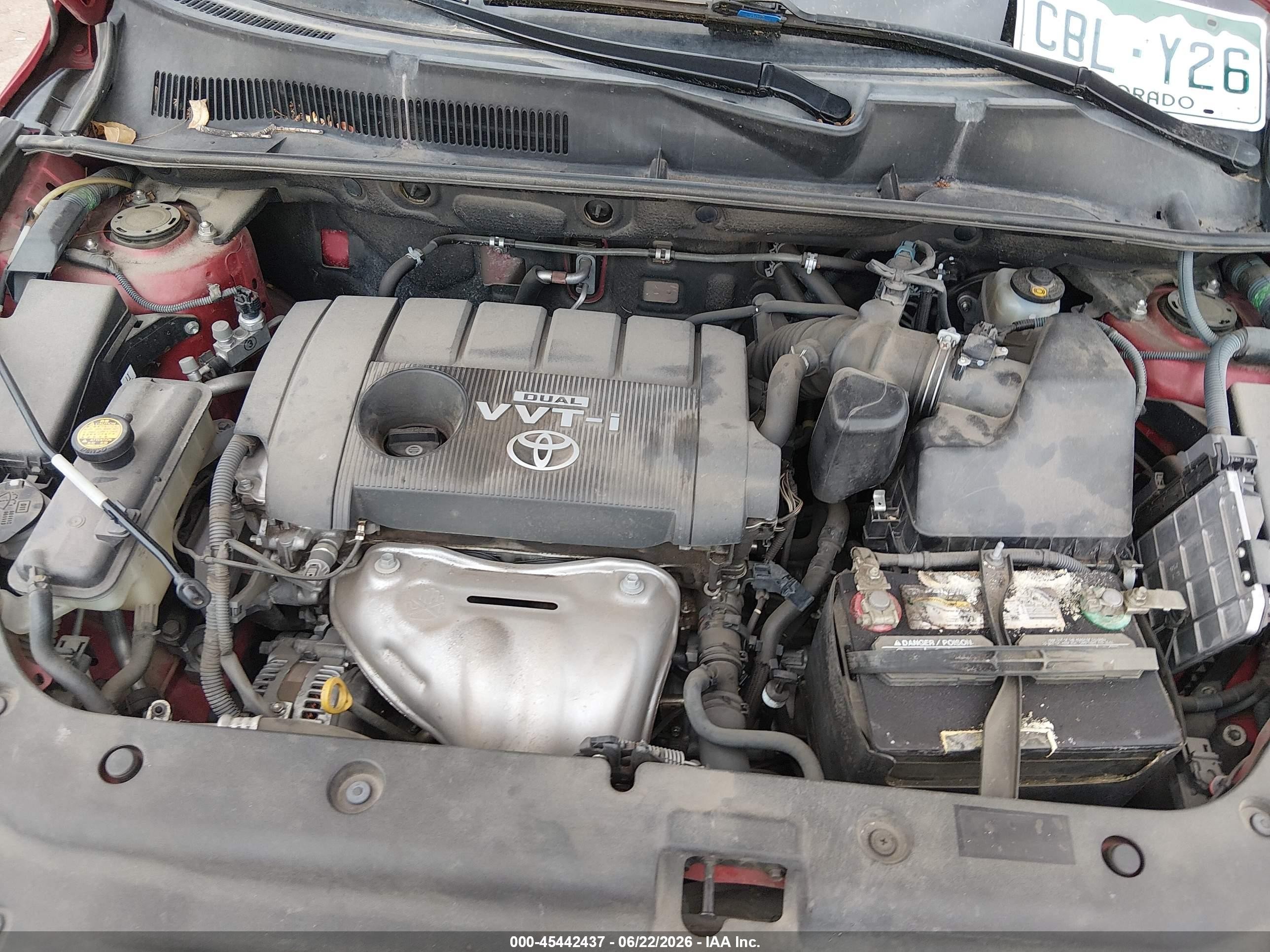 2009 Toyota Rav4   Red vin: JTMBF33V59D001215