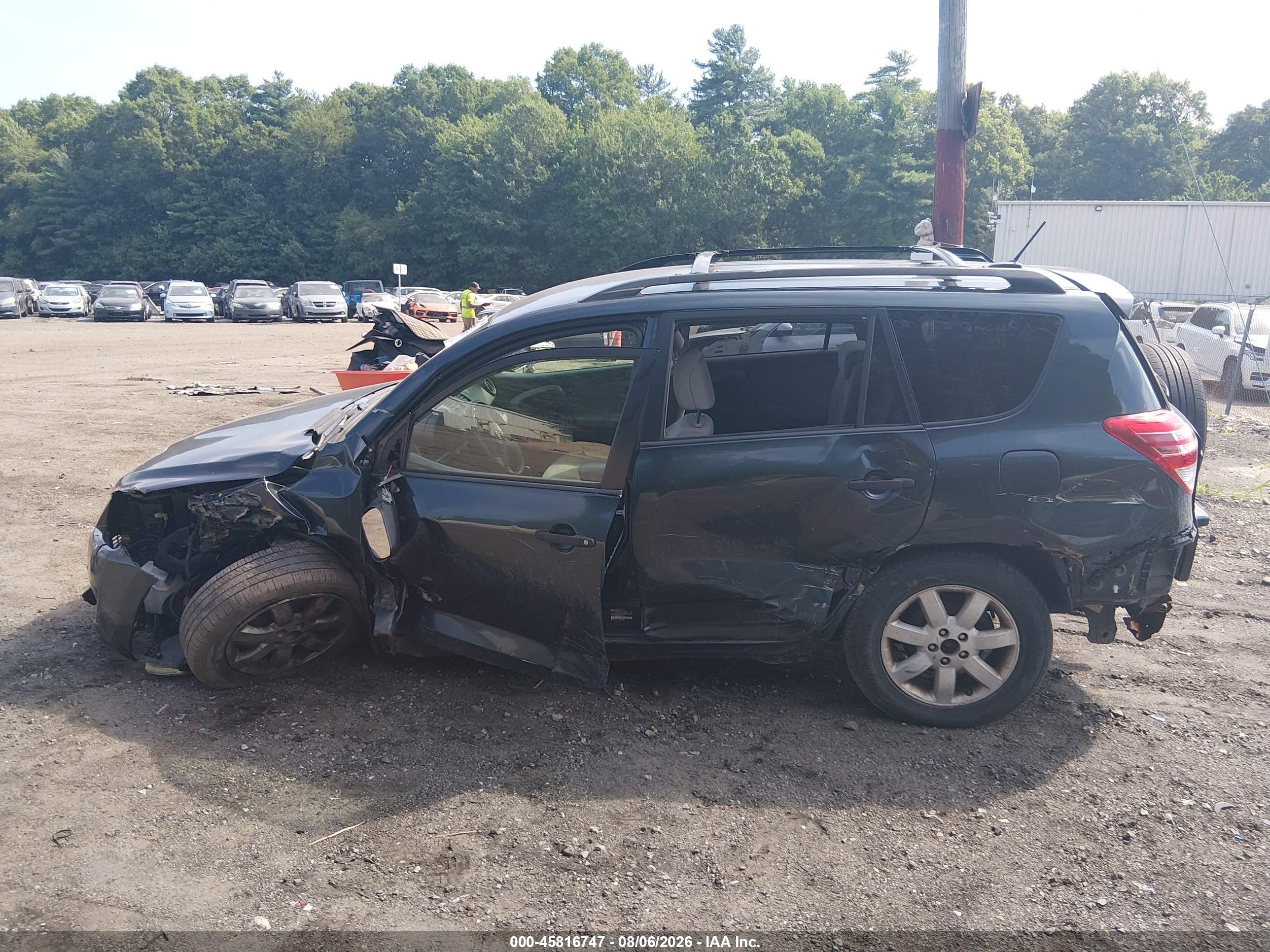 2009 Toyota Rav4 Black vin: JTMBF33V59D008309