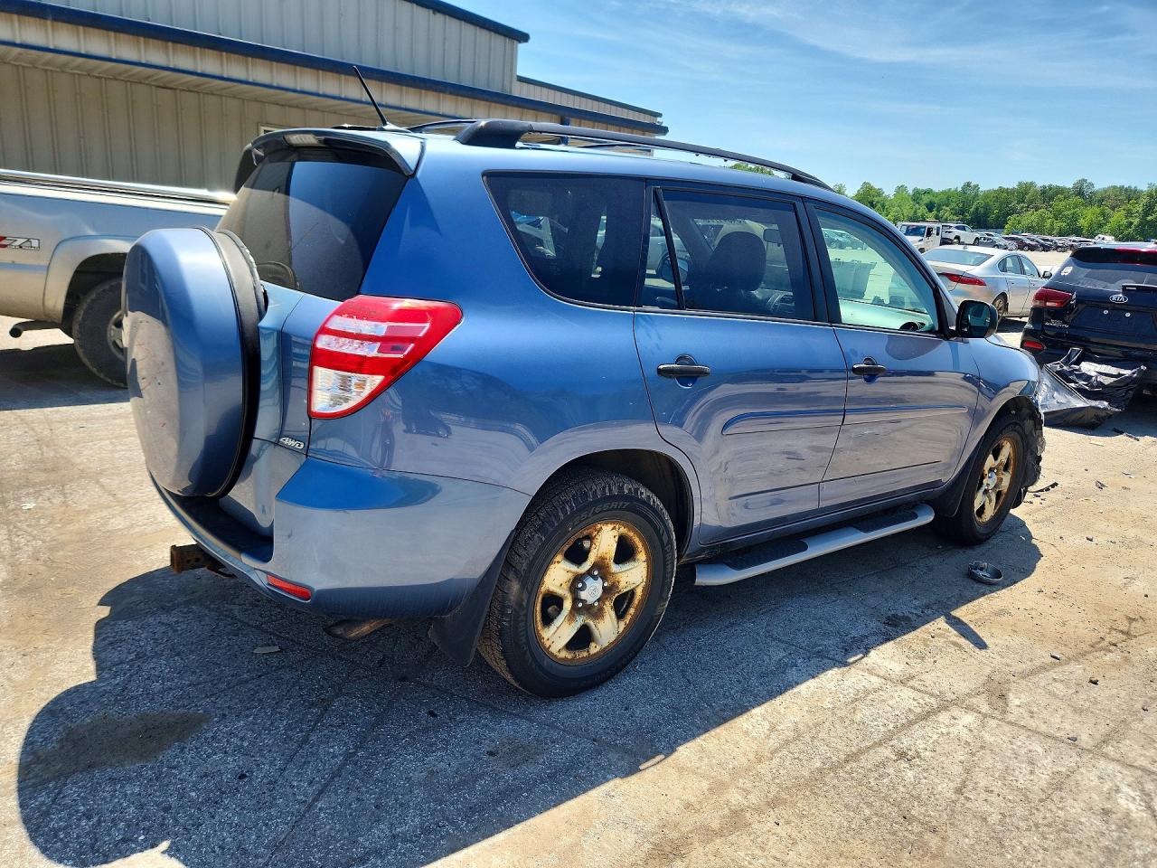 2009 Toyota Rav4 Base Blue vin: JTMBF33V695015599