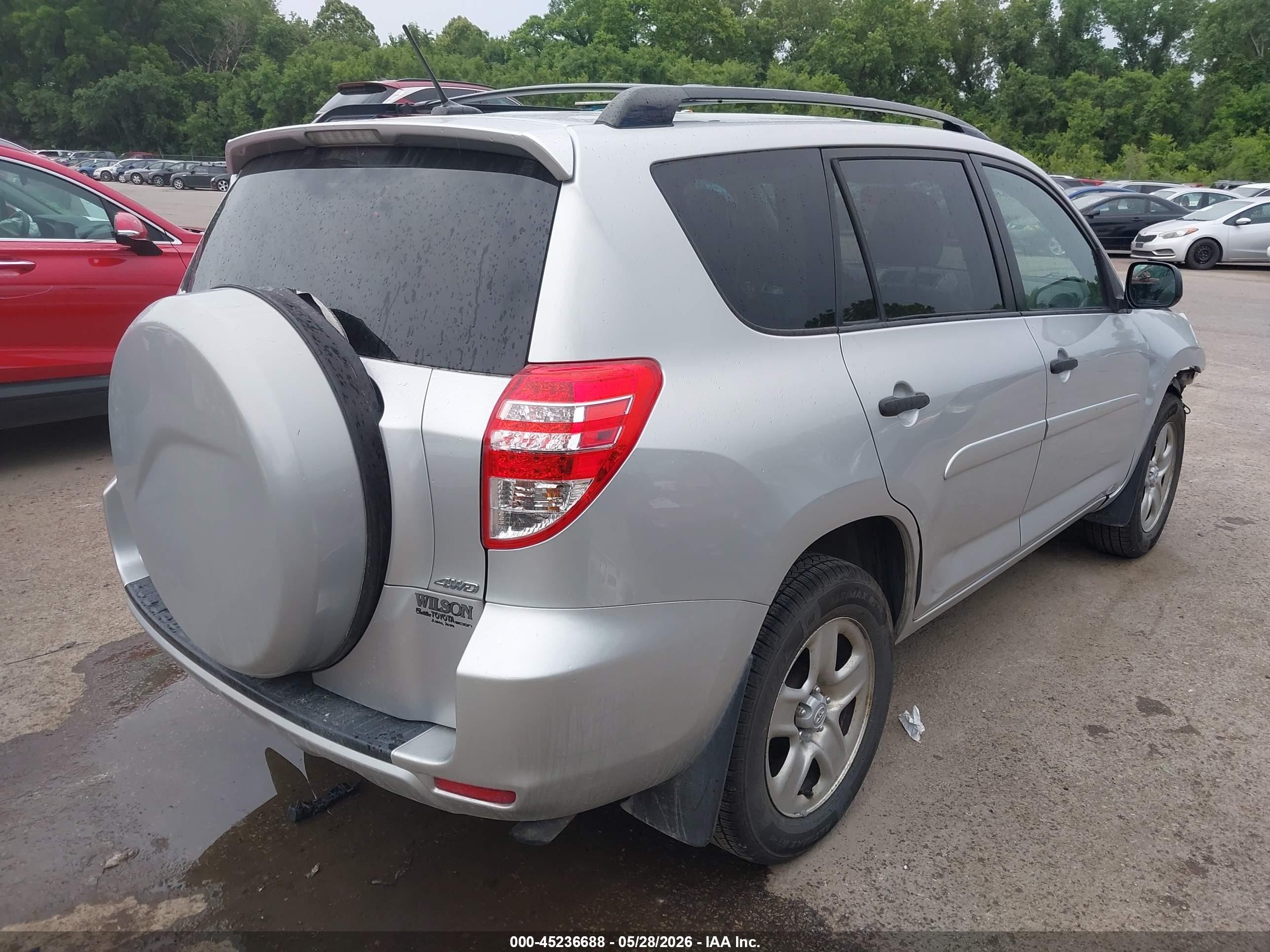 2009 Toyota Rav4   Silver vin: JTMBF33V695017014