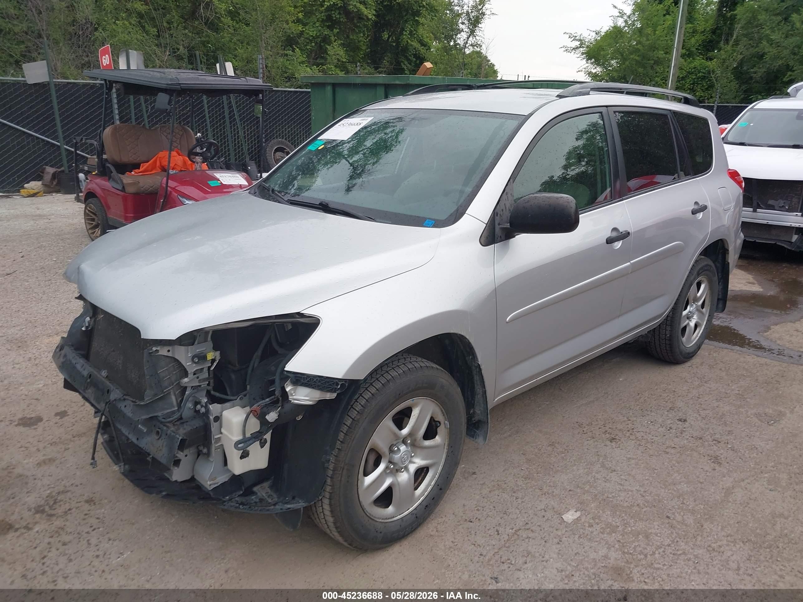 2009 Toyota Rav4   Silver vin: JTMBF33V695017014