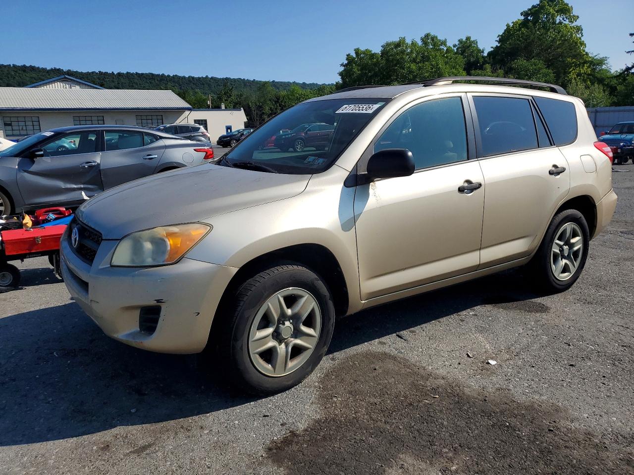 2009 Toyota Rav4 Base Желто-коричневый vin: JTMBF33V79D017478