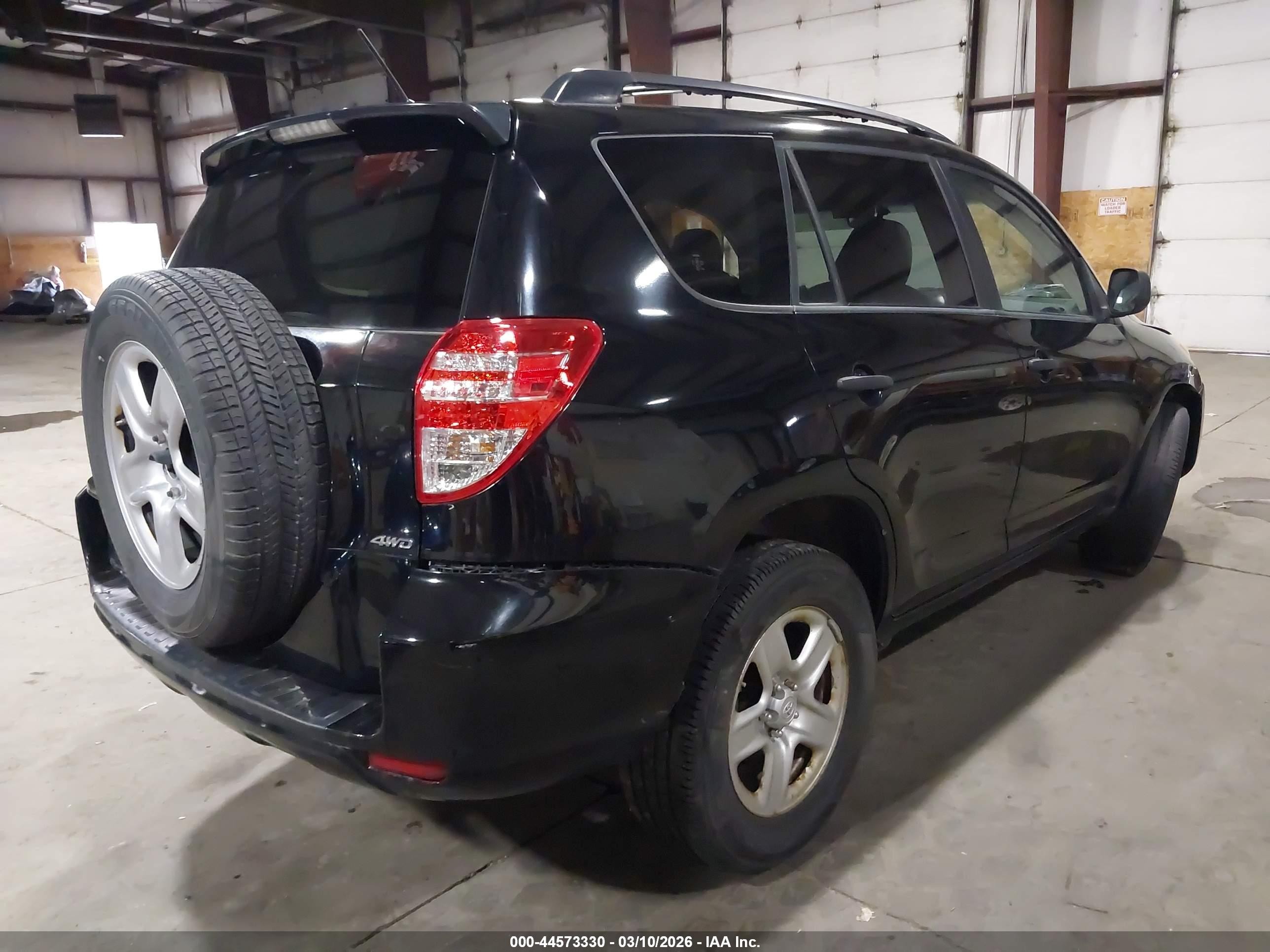 2009 Toyota Rav4   Black vin: JTMBF33V89D015609