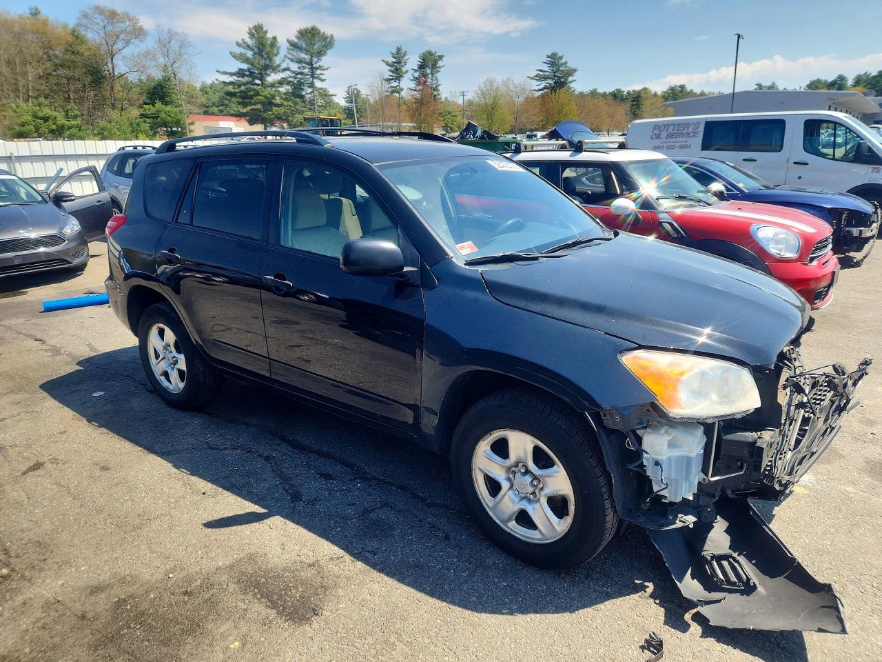 2009 Toyota Rav4 Base Black vin: JTMBF33V995009716