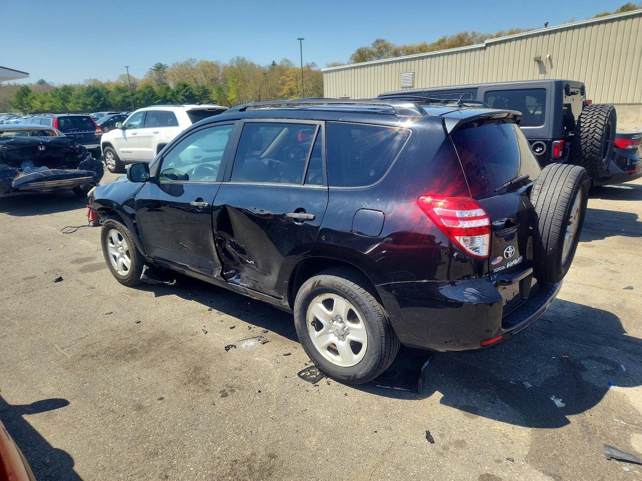 2009 Toyota Rav4 Base Black vin: JTMBF33V995009716
