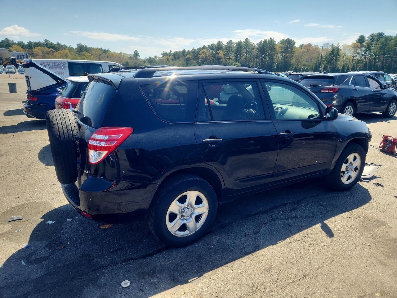 2009 Toyota Rav4 Base Black vin: JTMBF33V995009716