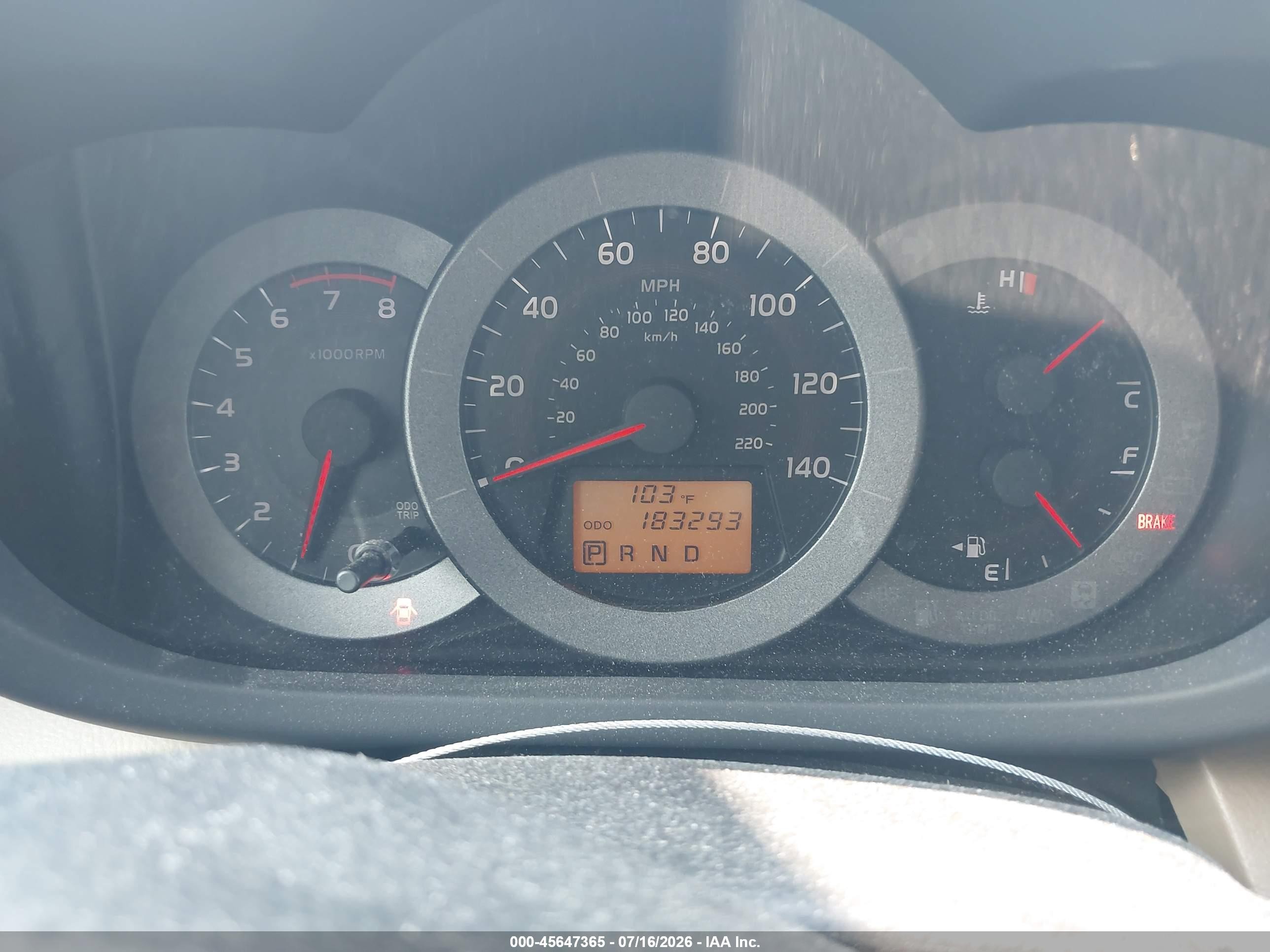 2009 Toyota Rav4   White vin: JTMBF33VX9D010007