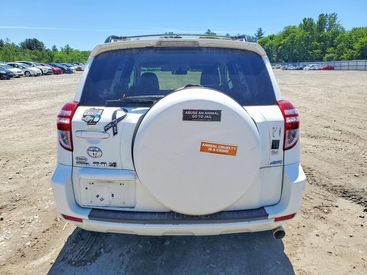 2009 Toyota Rav4 Base Белый vin: JTMBF33VX9D021122
