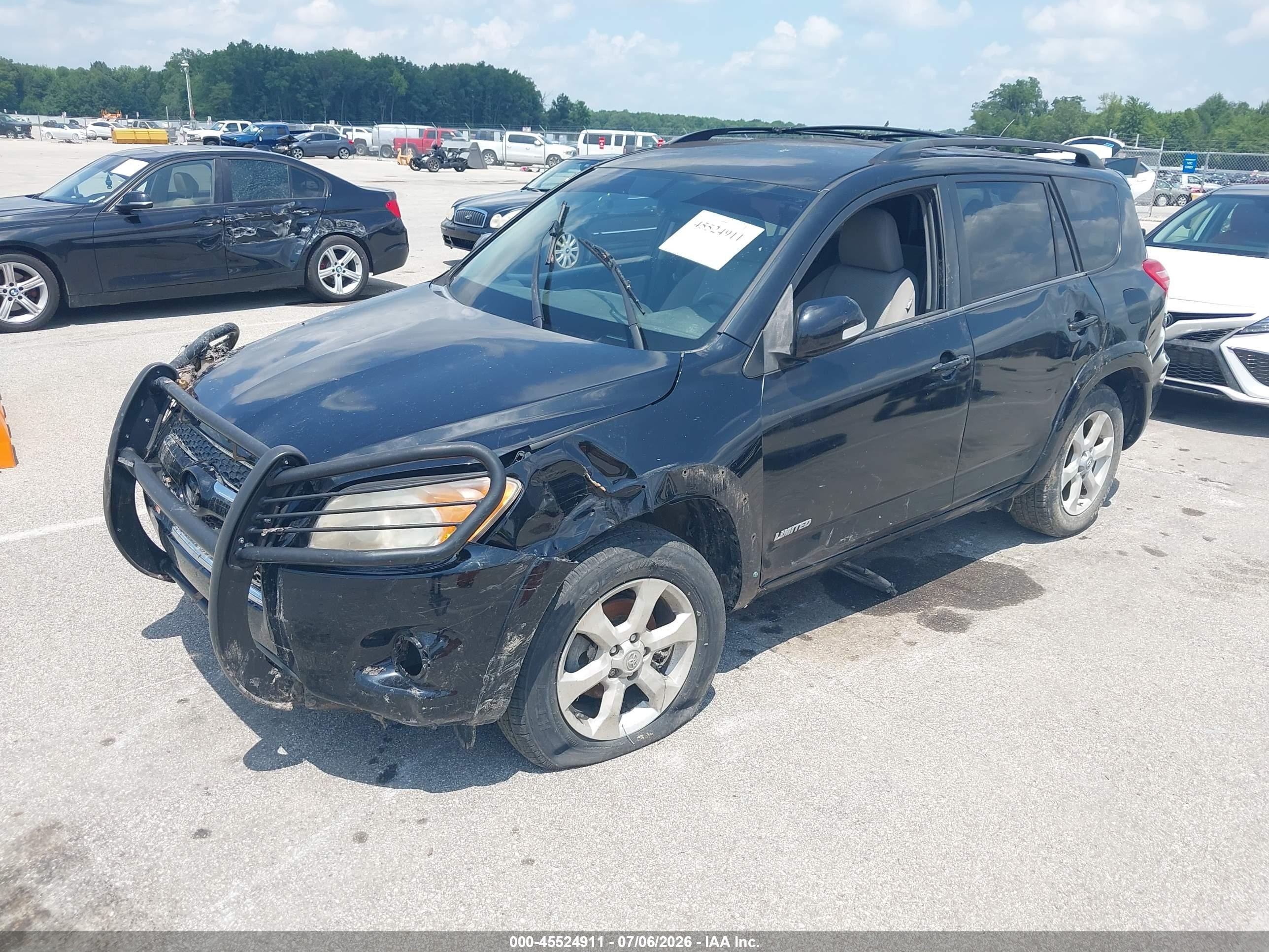 2009 Toyota Rav4 Limited Black vin: JTMBF34V195011765