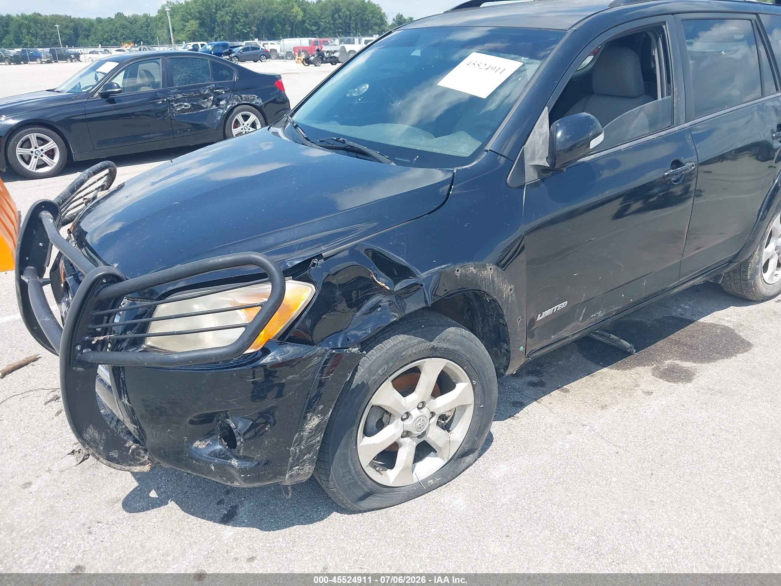 2009 Toyota Rav4 Limited Black vin: JTMBF34V195011765