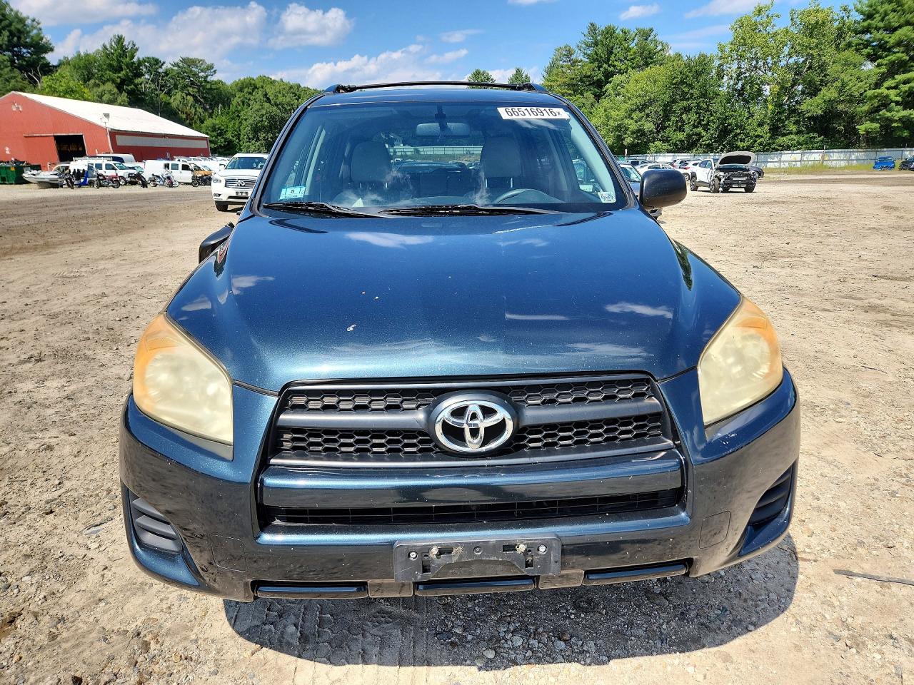 2009 Toyota Rav4 Base Blue vin: JTMBF35V595004588