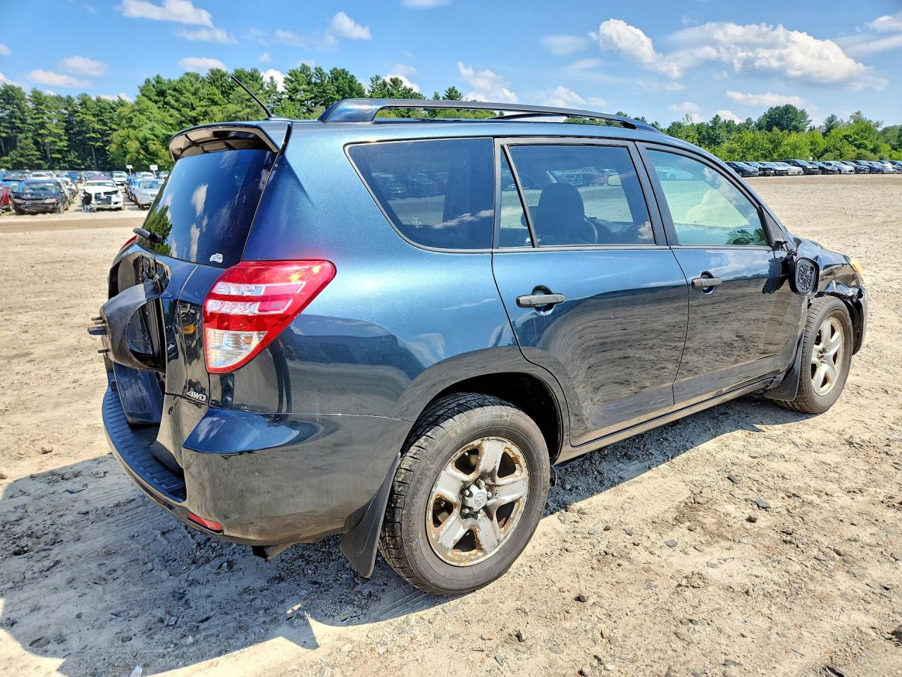2009 Toyota Rav4 Base Blue vin: JTMBF35V595004588