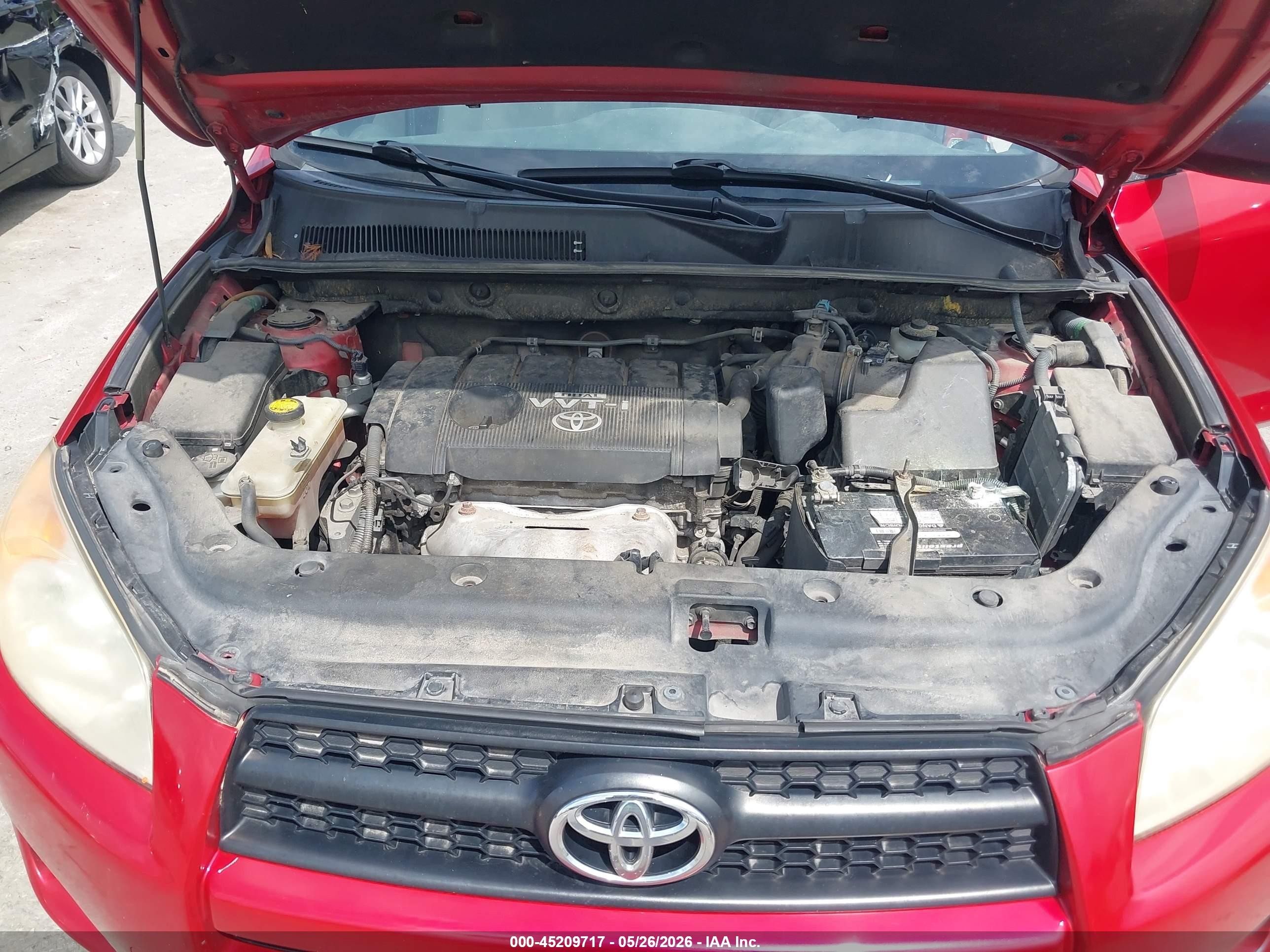2010 Toyota Rav4   Red vin: JTMBF4DV0AD029058