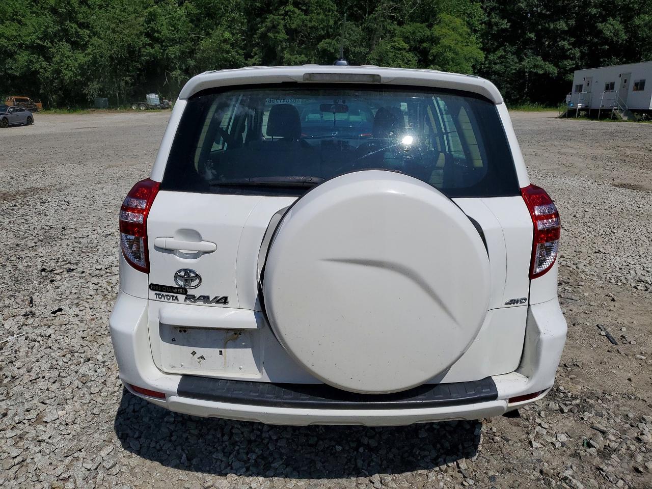 2010 Toyota Rav4 Base White vin: JTMBF4DV1A5020041