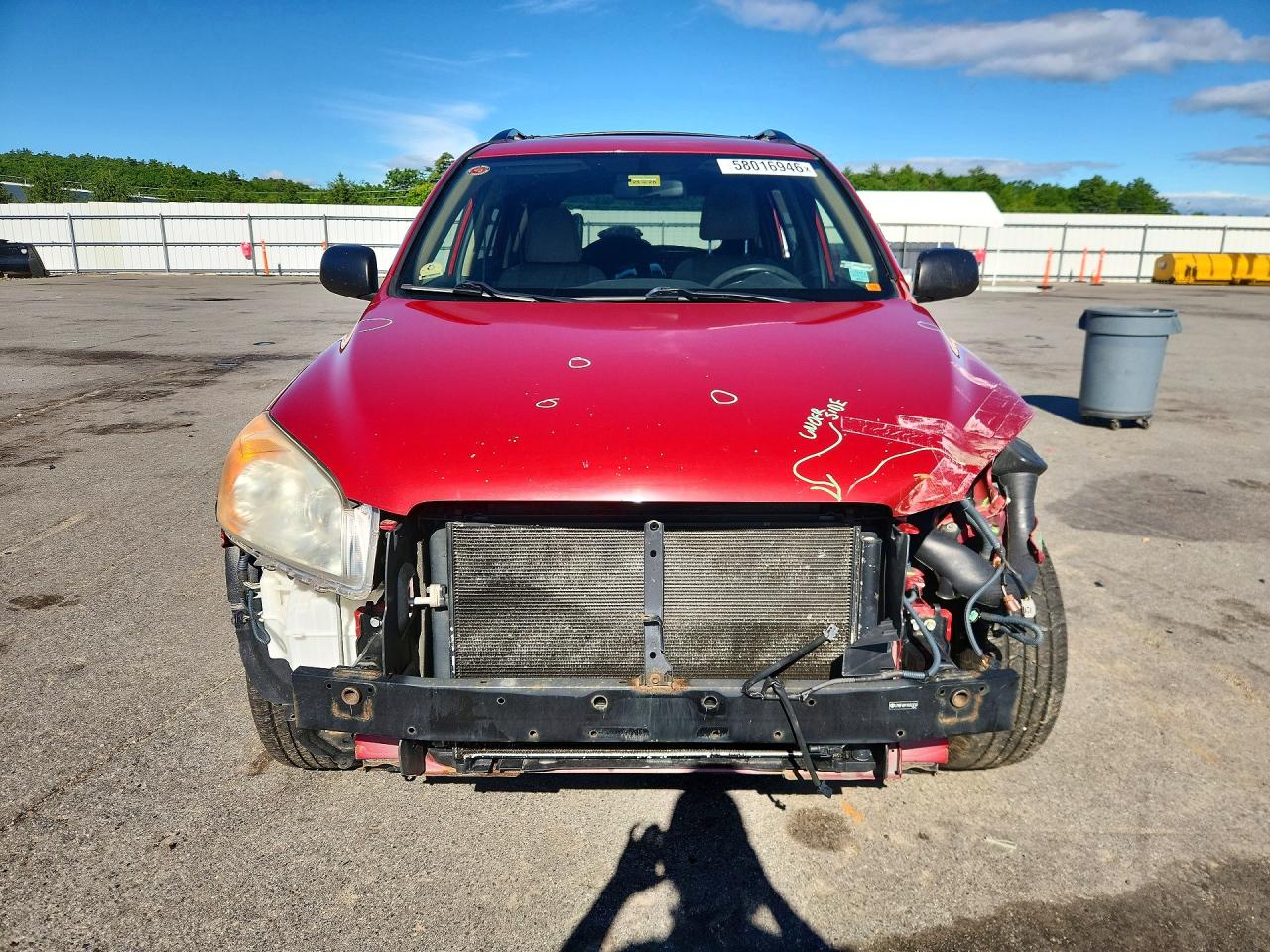 2010 Toyota Rav4 Base Red vin: JTMBF4DV1A5020718