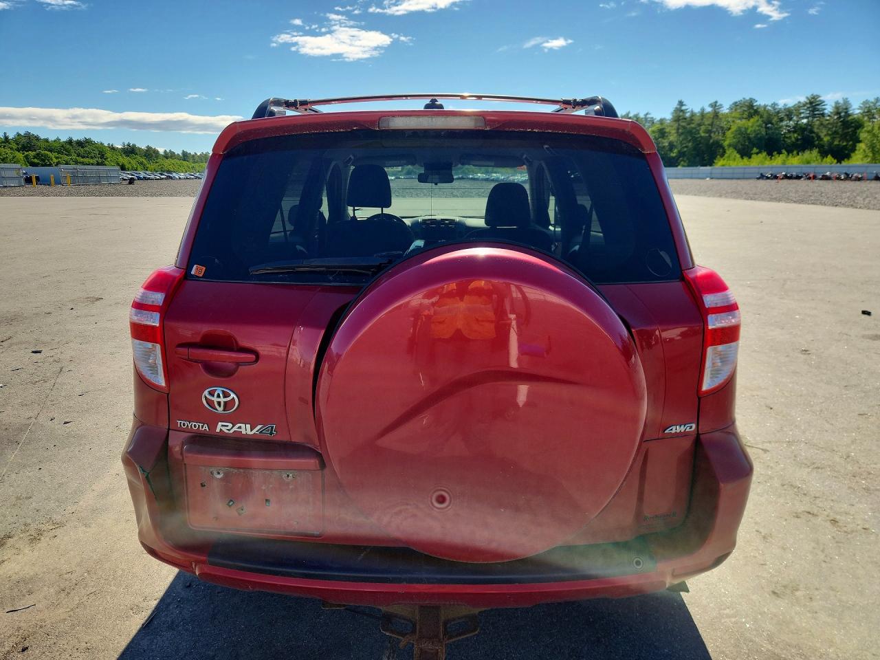 2010 Toyota Rav4 Base Red vin: JTMBF4DV1A5020718