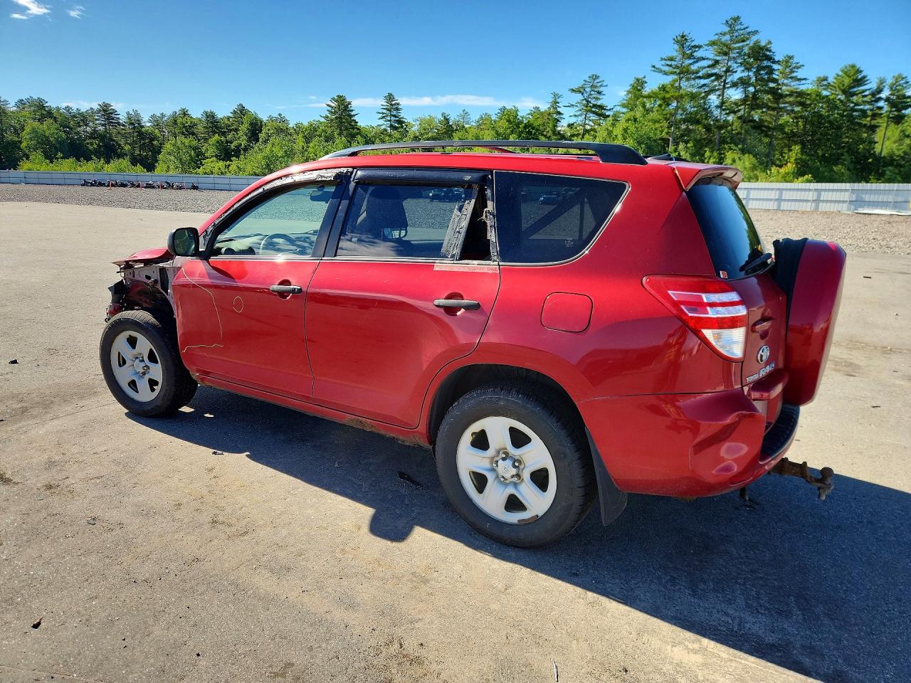 2010 Toyota Rav4 Base Red vin: JTMBF4DV1A5020718