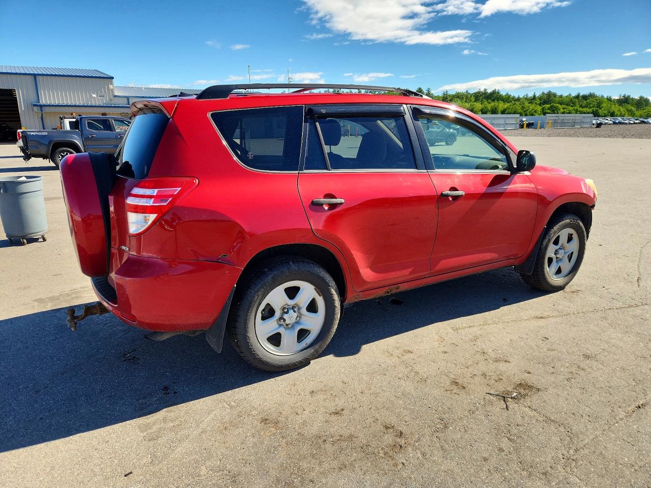2010 Toyota Rav4 Base Red vin: JTMBF4DV1A5020718