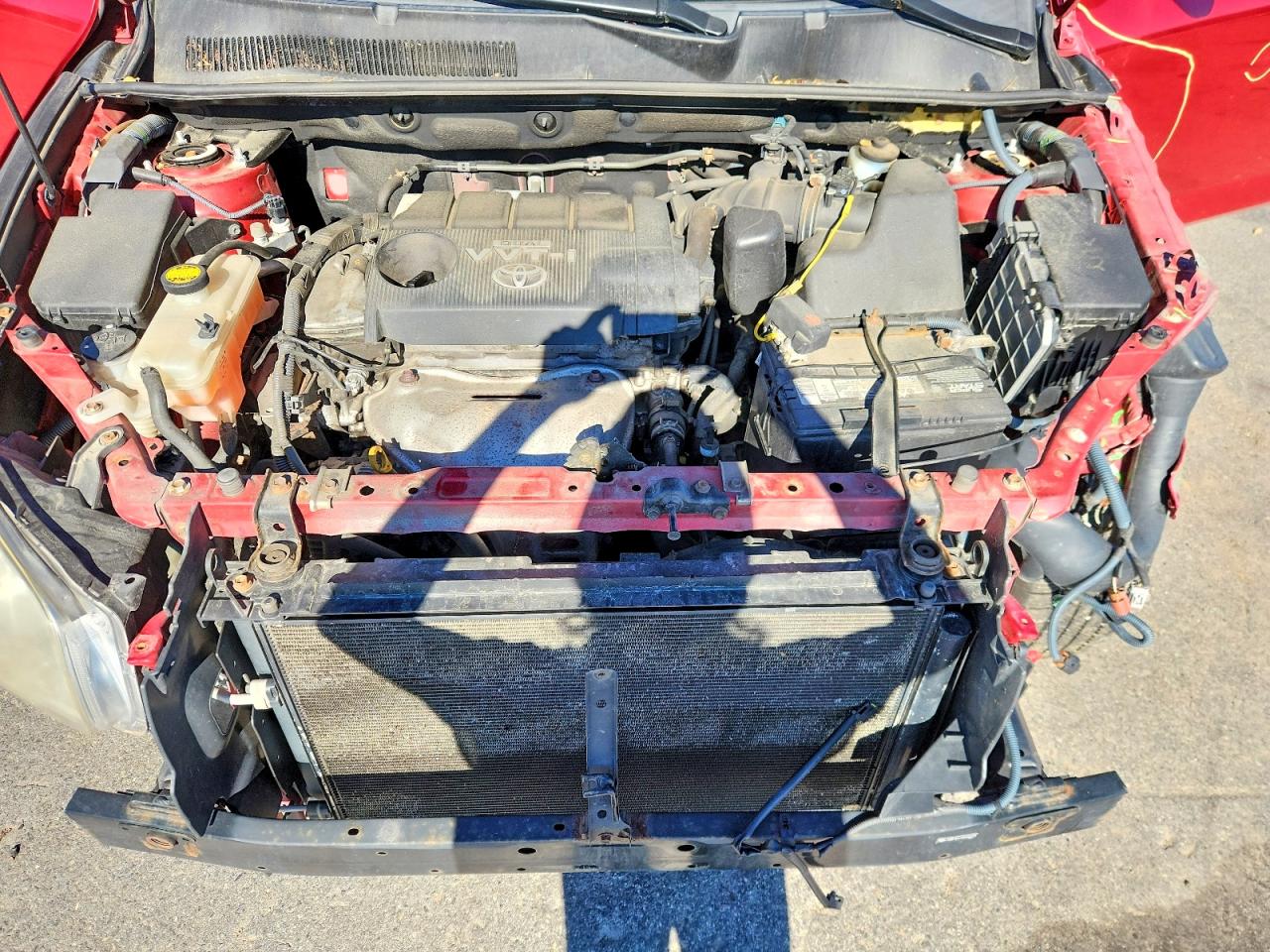 2010 Toyota Rav4 Base Red vin: JTMBF4DV1A5020718
