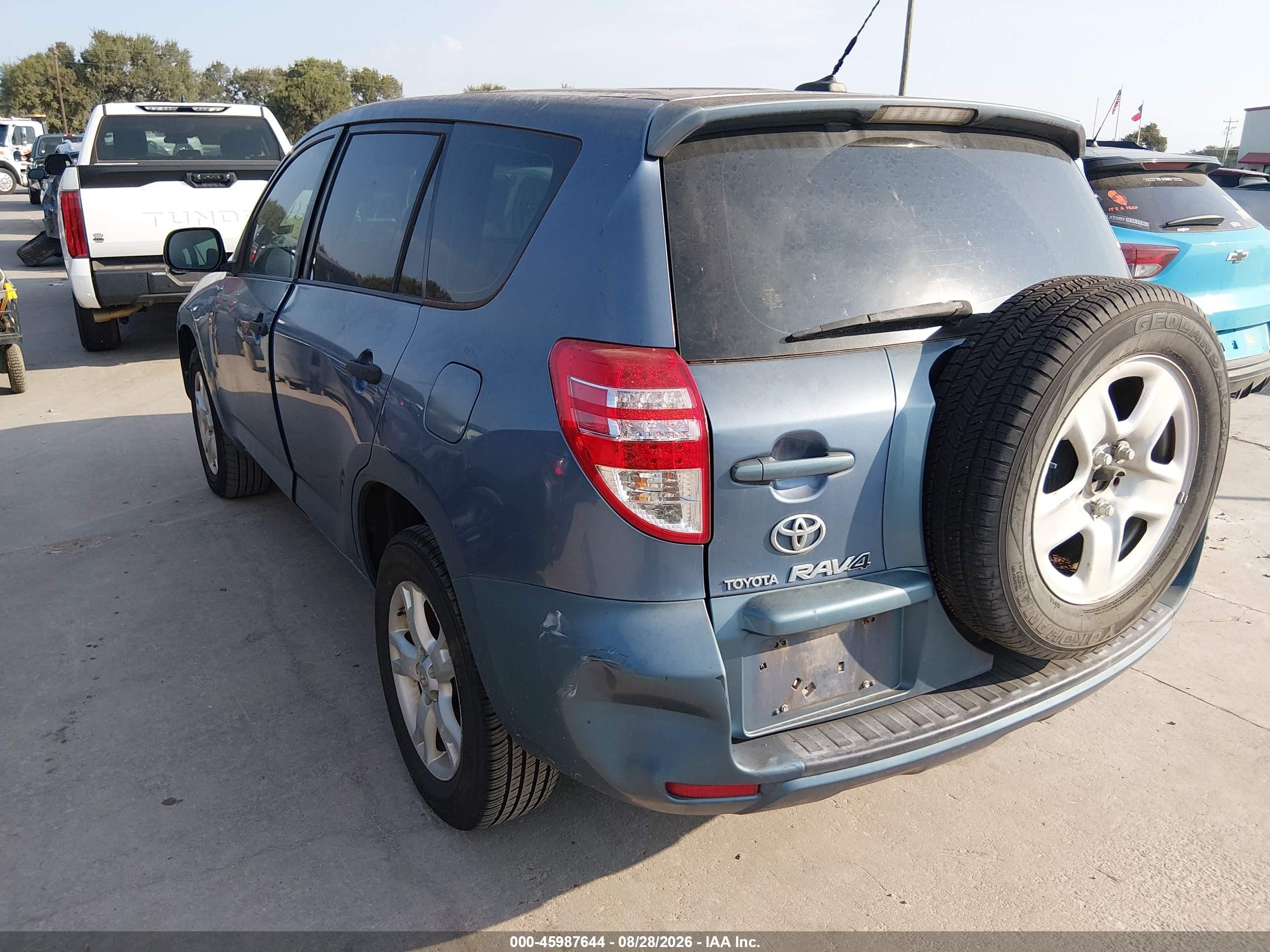2010 Toyota Rav4   Blue vin: JTMBF4DV1A5020976