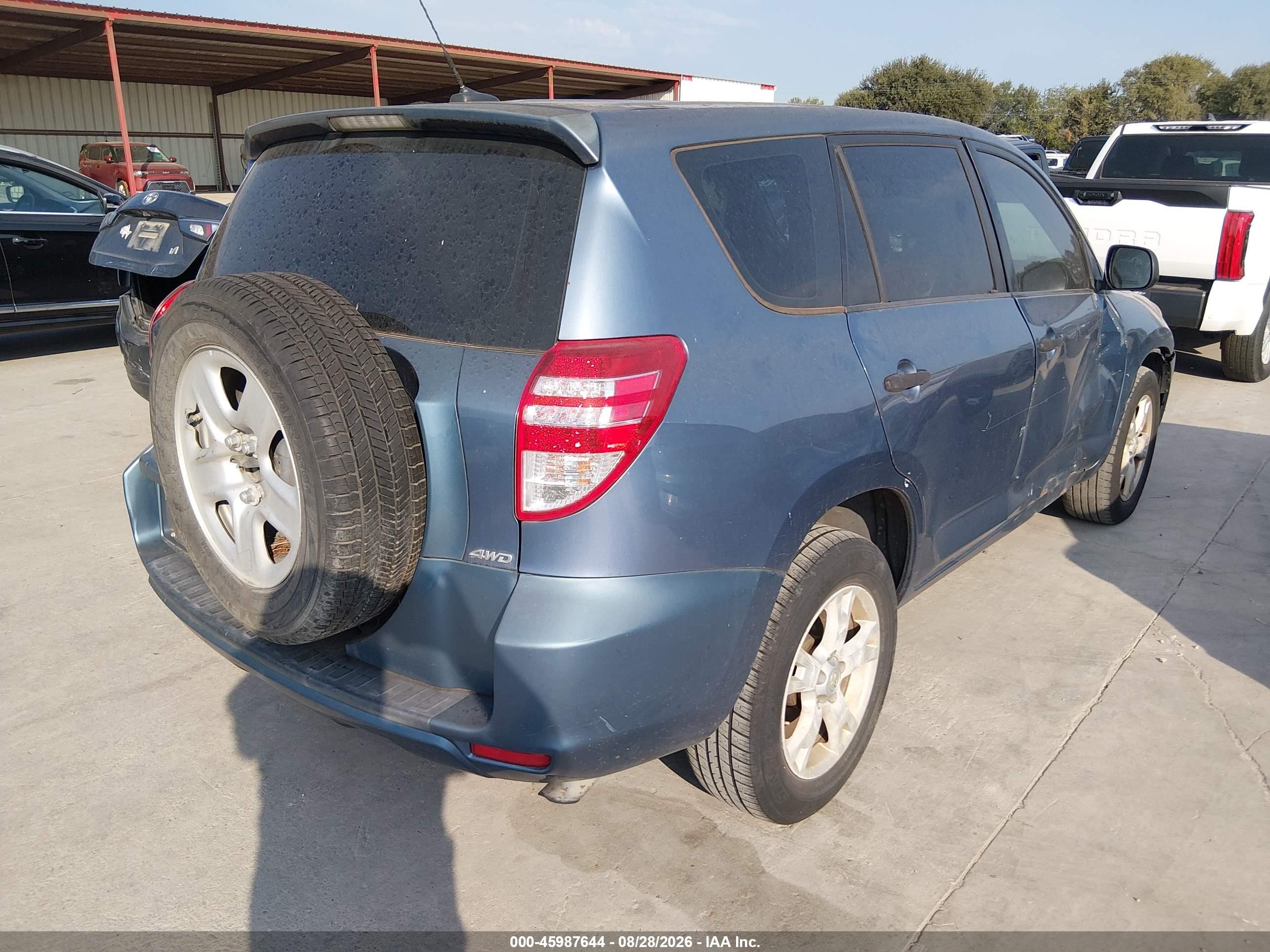 2010 Toyota Rav4   Blue vin: JTMBF4DV1A5020976