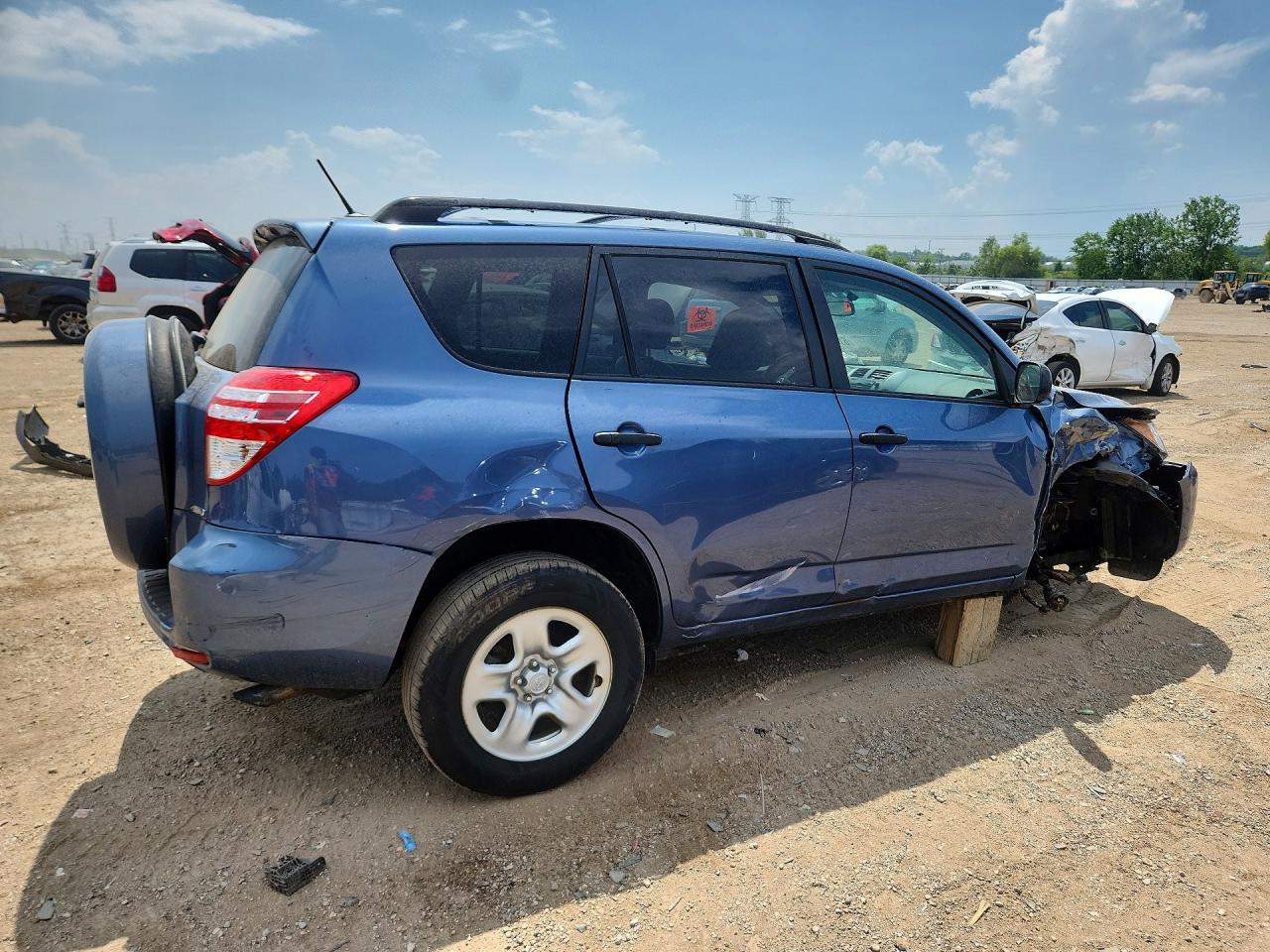 2010 Toyota Rav4 Base Blue vin: JTMBF4DV1A5027457