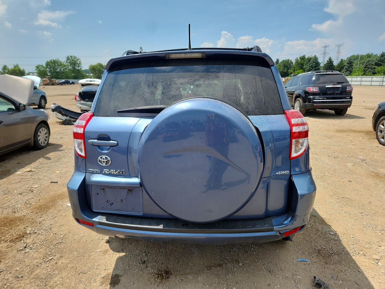 2010 Toyota Rav4 Base Blue vin: JTMBF4DV1A5027457