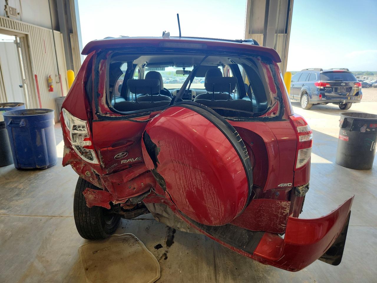 2010 Toyota Rav4 Base Burgundy vin: JTMBF4DV1A5029905