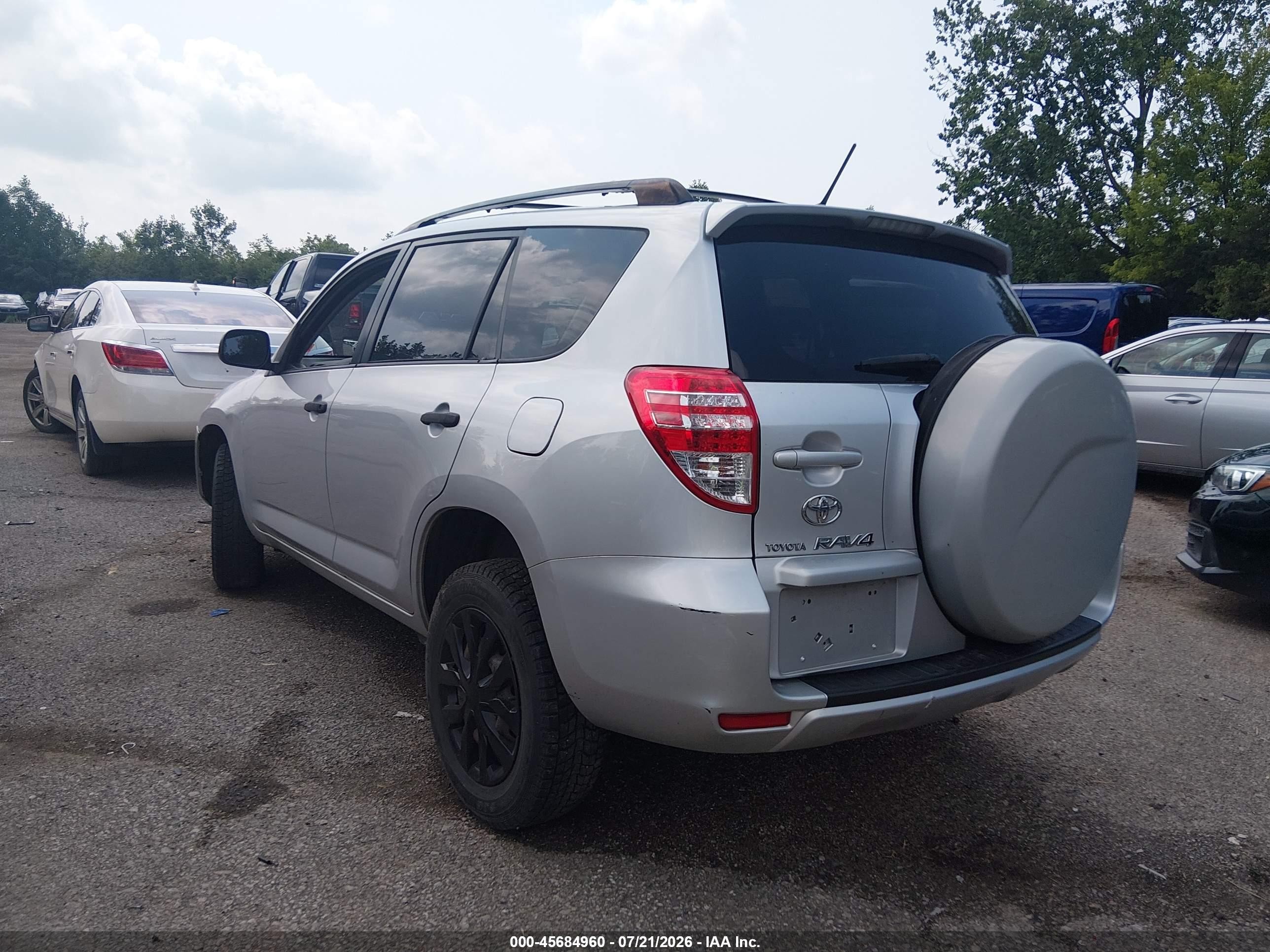2010 Toyota Rav4   Silver vin: JTMBF4DV1AD028131
