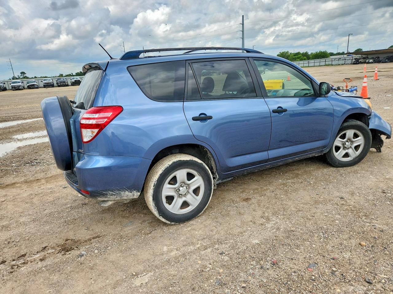 2010 Toyota Rav4 Base Blue vin: JTMBF4DV1AD028209