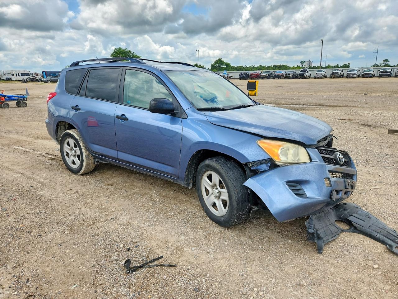2010 Toyota Rav4 Base Blue vin: JTMBF4DV1AD028209