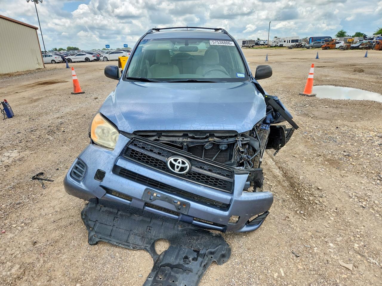 2010 Toyota Rav4 Base Blue vin: JTMBF4DV1AD028209