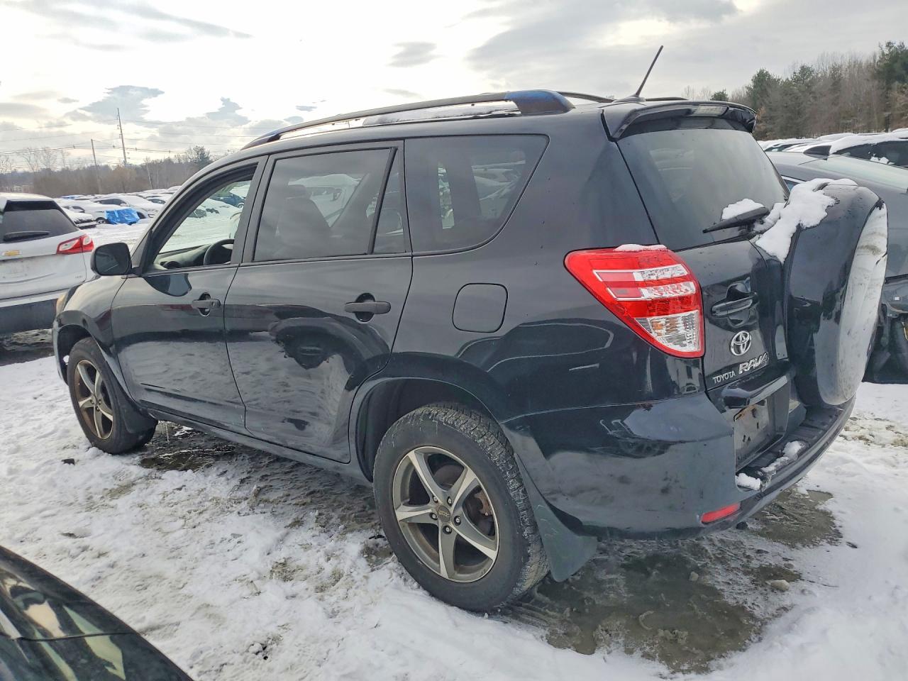 2010 Toyota Rav4 Base Black vin: JTMBF4DV1AD034298