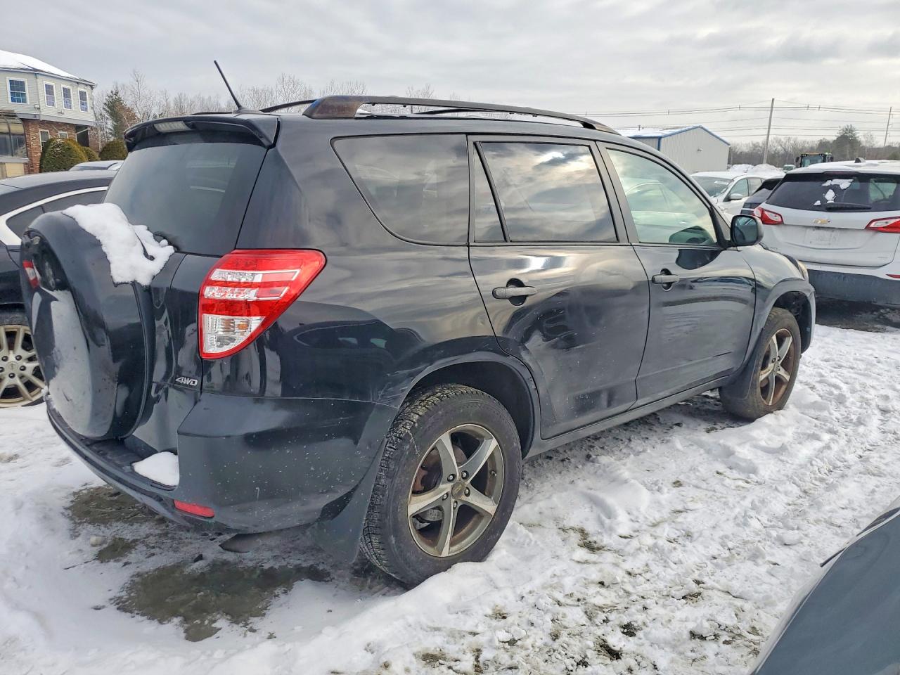 2010 Toyota Rav4 Base Black vin: JTMBF4DV1AD034298