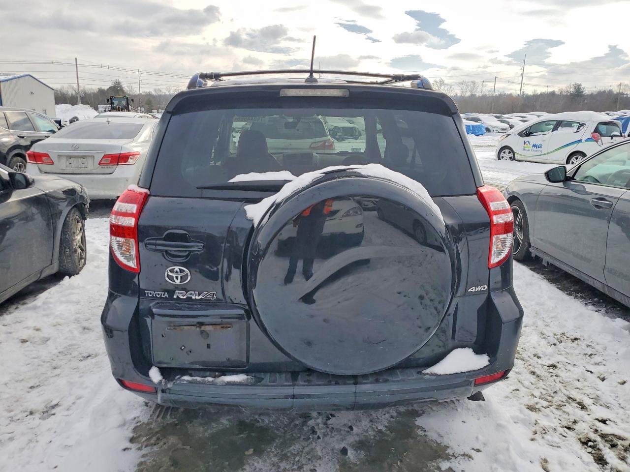 2010 Toyota Rav4 Base Black vin: JTMBF4DV1AD034298