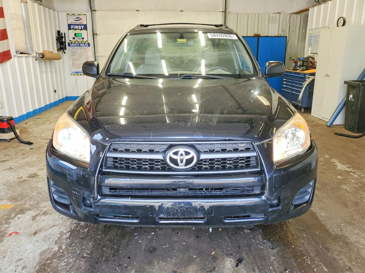2010 Toyota Rav4 Base Black vin: JTMBF4DV1AD035743